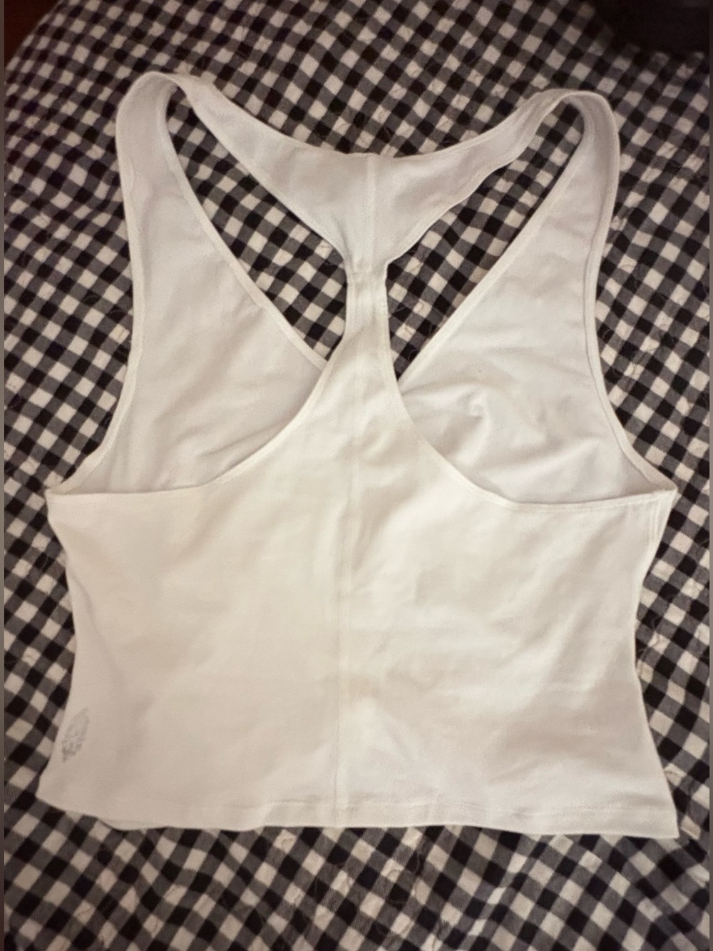 FP Movement by Free People White Ruched Button-Front Tank - Picture 10 of 10